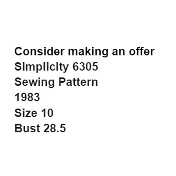 Simplicity 6305 Pattern Pants Shorts Skirt Jacket Girls 10 Vintage Pocket Preppy - Picture 3 of 6